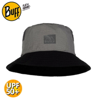 【BUFF 西班牙 太陽漁夫帽《高冷簡灰》】125445/防曬帽/遮陽帽/登山/露營