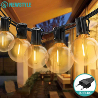 【HOT stock LED light string】 30M 50Bulbs G40 Garland String Lights LED Waterproof and shatterproof G