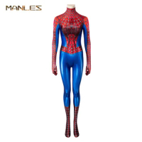 Spider-man 2 Cosplay Costume Peter Parker Jumpsuits Female Version Movie Tobey Cosplay
