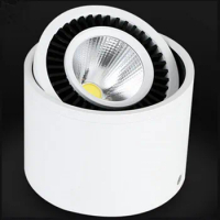 Wholesale price 360 degree Rotating COB LED Downlight 7W 12W 20W Dimmable Spot Led Light Surface Mounted COB Led Ceiling Lamp