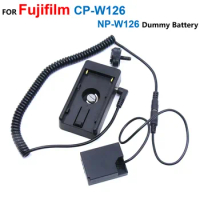 NP F730 F570 F990 F980 Power Adapter Plate+CP-W126 NP-W126 Dummy Battery For Fujifilm X-A3 X-A5 A20 X-T2 X-T3 X-T20 X-T100 T200