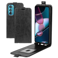 10pcs/Lot Phone Flip Wallet Leather Case For MOTO E32 G52 G100 G200 G30 G50 G60 Edge 30 20 G Plus Stylus 5G 2022