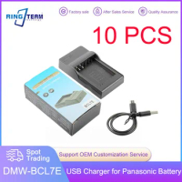 10PCS/LOTS DMW-BCL7 USB Charger for Panasonic Lumix DMC-F5 FH10 FS50 SZ10 SZ9 SZ8 SZ3 DMC-XS1 XS3 DMW BCL7 BCL7E BCL7PP Battery