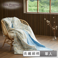 BBL Premium 100%長纖細棉印花涼被-浪漫風信子(單人)