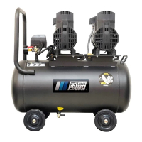 GFOX風霸 5HP 60L無油雙缸鋁桶空壓機 OF-800-2-60AL