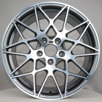 r 15 16 17 18 19 inch 5X100 5X112 black chrome mag alloy wheel rims original casting wheels