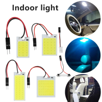 Universal Car Interior Dome Light 12V COB LED with T10 and Festoon Adapter Car Room Light Led Extra