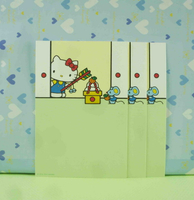 【震撼精品百貨】Hello Kitty 凱蒂貓 卡片組(3入)-老鼠造型-綠色 震撼日式精品百貨