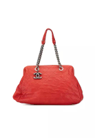 Chanel 二手 Chanel 中絎縫魚子醬框架托特包