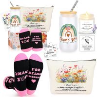 Thank You Gifts for Women Coworker Teacher Appreciation Gifts Thank You for Being Awesome Glass Cup