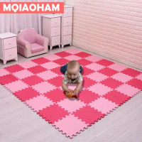 MQIAOHAM 18PCS Baby Play Puzzle Carpet Rug Puzzle Mat EVA Foam Waterproof Educational Jigsaw learning puzzle Baby Children Play