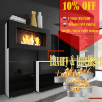 On sale 18'' wifi intelligent alexa wlan google home eco smart ethanol fireplace biokominek