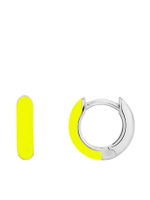 ต่างหู ID Hoops สีเงิน