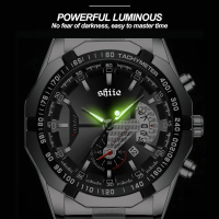 SHIIE Jam Tangan Pria Anti Air ORIGINAL FNGEEN VAVAVOOM 4088 Luxury Casual Quartz Anti Air