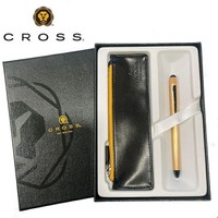 CROSS TECH3 金桿 三用筆 筆袋禮盒