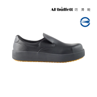 【AHbuffett防滑鞋】AH-12 玻纖頭爵士鞋-黑色(輕量防滑鋼頭鞋、防潑水、餐飲和濕滑地面適用)
