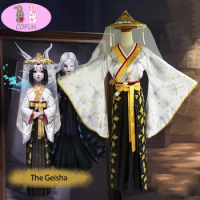 Game Identity V Cosplay Costumes The Geisha Michiko Cosplay Costume Hunter Rashomon Skin Kimonos Uniforms Suits Clothes Dresses