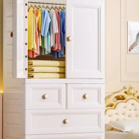 Bathroom Furniture Closet System Small Open Cupboards Save Clothes Beds &amp; Cabinet Storage Simple Bedroom Wardrobe Home Complete