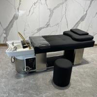 Thai Style Shampoo Bed Water Circulation Professionals Hairstylist Hairwash Bed Head Spa Haar Wasch Liege Salon Furniture