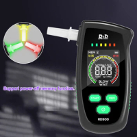 High Accurancy Alcohol Tester Portable Breathalyzer Digital Alcoholometer LED Display USB Rechargeable Alcohol Breath Tester