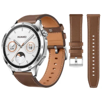 22mm 20mm Genuine Leather Strap For HUAWEI WATCH GT 4 46mm WATCH 4 Pro GT 3 GT2 Pro 42mm Buds Band Watchbands Replacement Wrist