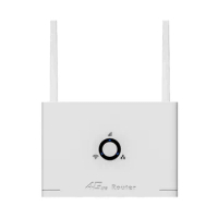 4G LTE CPE Router with SIM Card Slot Wireless Home Router 300Mbps Wireless WiFi Hotspot 2 External Antenna 4G SIM Card Router