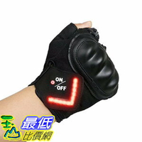 [106美國直購] 自行車 腳踏車 半指手套 Cycling Gloves LAFEINA Mountain Bike Gloves with LED Turn Signal Lights