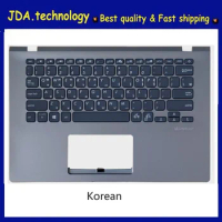 MEIARROW New/org For Asus Vivobook 14 X409 X409F Y4200F V4200E M409 M409D palmrest Kr Korean keyboard upper cover,Gray