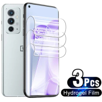 3 Pcs Full Glue Hydrogel Film Protective For OnePlus 9RT 5G Screen &amp; Back Protector On One Plus 9R 9 R T 5G Oneplus9 Pro 1+ 9Pro
