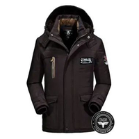 MND JAKET PARKA KING'S JAKET PARKA KANVAS JAKET PARKA MUSIM DINGIN Hitam L