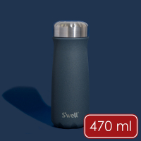 《S well》Traveler不鏽鋼保溫瓶-海軍藍470ml-- 保溫杯 保冷保冰杯 水壺 環保杯 便攜杯 咖啡杯 隨行杯 母親節禮物