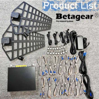 Betagear UA868 RF Signal Distributor 8 Channel Antenna Distribution System Wireless Microphone Signal Booster Amplifier