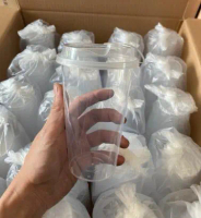 Gelas Cup Injection Tebal 12Oz 380Ml / 14Oz 400Ml / 16Oz 500Ml / 24Oz 700Ml Pack Tutup Sambung 1 Pac