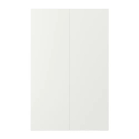 VEDDINGE 轉角底櫃門板 2件裝, 白色, 25x80 公分
