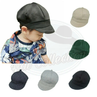 Topi Bayi Anak Balita Apollo Bahan Kaos Topi Pet Anak Newsboy
