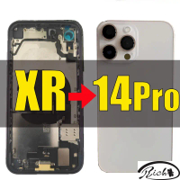 Applicable to Full Assembly Big Camera Stainless Flat Diy For iPhone XR like 14pro Housing,for XR Co