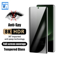 Privacy Full Curved Tempered Glass for Xiaomi 13 Ultra 12 Lite 12X 11 12t Pro Anti SPY Screen Protector for Xiaomi Civi 3 2 Film