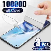 3Pcs Full Cover Hydrogel Film For OPPO Find Find X3 Neo X5 Pro For OPPO Reno 8 Lite 5G 9 8 Pro Plus Reno 7 6 5 Pro 7 Z 5G Film