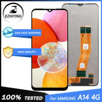 100% TESTED For Samsung Galaxy A14 LCD Display Screen For Samsung A14 A145 LCD Display A145P Touch Panel Digitizer Assembly