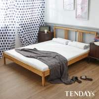 【TENDAYS】DISCOVERY柔眠床墊(晨曦白)6尺 5.5cm厚記憶床(加大雙人)買床送枕