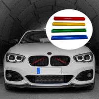 1 Pair Car Front Grille Trim Strips Sport Style Grille Trim Strips Cover For Bmw F25 F26 X3 X4 2011-2018 Car Decorations