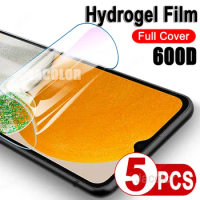 5PCS Safety Film For Samsung Galaxy A13 A33 A53 A73 A52 A52S 5G/4G Screen Gel Protector Hydrogel Film A 13 33 Hidrogel Not Glass