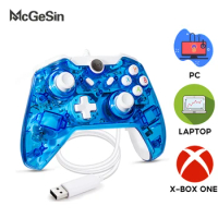 For Xbox One Wired USB Game Controller Gamepad for Xbox One/One S &amp; PC Windows Joystick With Vibration LEDs Flicker Function