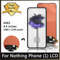 6.55”Original OLED For Nothing Phone (1) LCD Nothing Phone1 A063 Screen Frame+Touch Digitizer For Nothing Phone One LCD