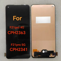 Skrin Pemasangan, Sesuai untuk OPPO CPH2341, LCD Sentuh, Serasi dengan F21Pro 4G dan 5G Phone