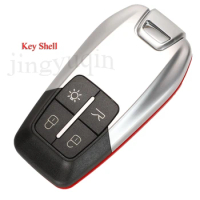 jingyuqin Remote Car Key Shell For Ferrari 458 588 488GTB La Ferrari 4Buttons With Uncut Blade Blank Cover Fob Case