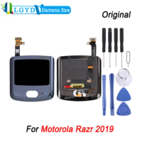 Original Secondary LCD Screen and Digitizer Full Assembly for Motorola Razr 2019