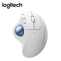 【Logitech 羅技】Ergo M575S 無線軌跡球 珍珠白【三井3C】