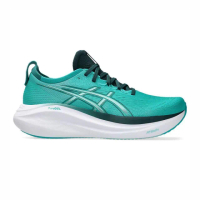 【asics 亞瑟士】Gel-nimbus 27 男 慢跑鞋 彈力 支撐 緩震 綠(1011B958-400)