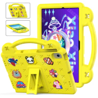 Kids Case for Lenovo Xiaoxin Pad 2022 10.6" TB125FU Shockproof Cover with Stand Hand-held Xiaoxin P12 TB128FU cover